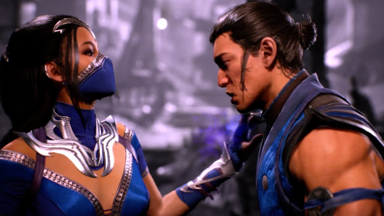 KITANA'S KISS OF DEATH (Mileena/Kitana Fatalities, MK1) - YouTube