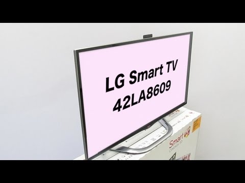 LG Smart TV 42LA8609 - Unboxing