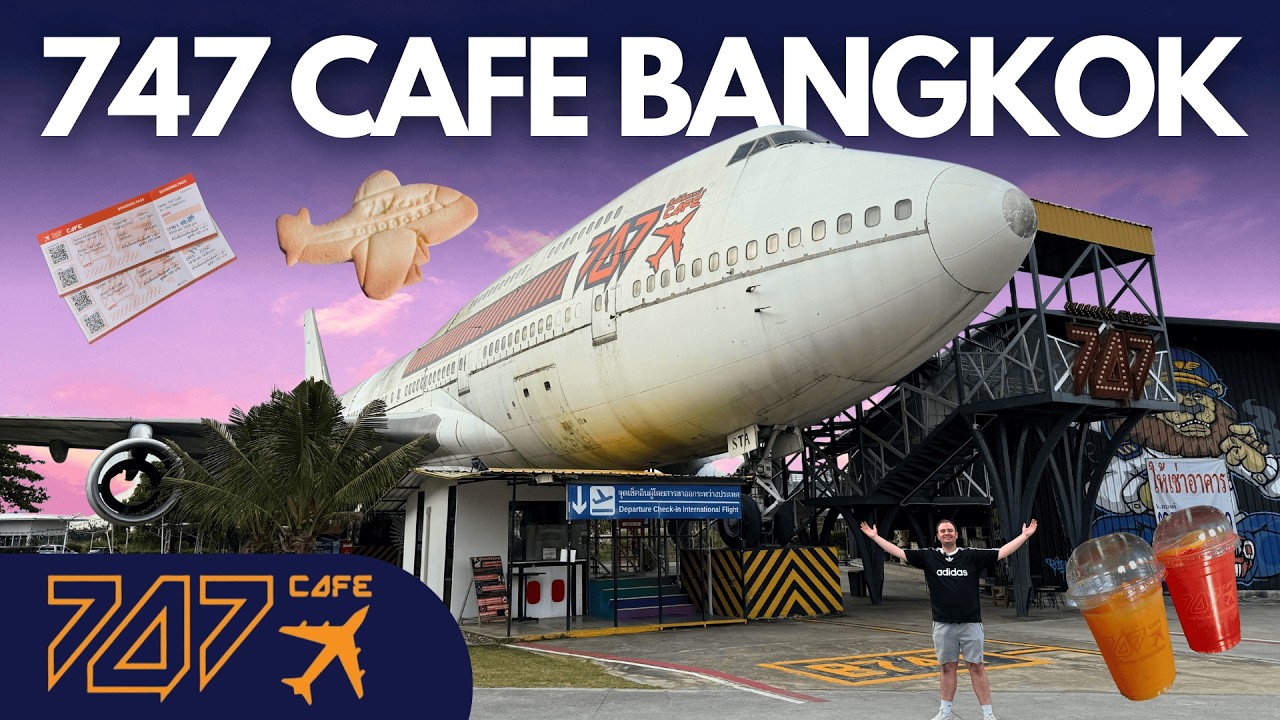 Bangkok’s 747 JUMBO JET Café | Inside a real, abandoned Boeing 747