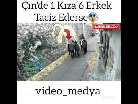 Çin'de Erkekler Kıza Taciz Ederse !! (Çok Fena )