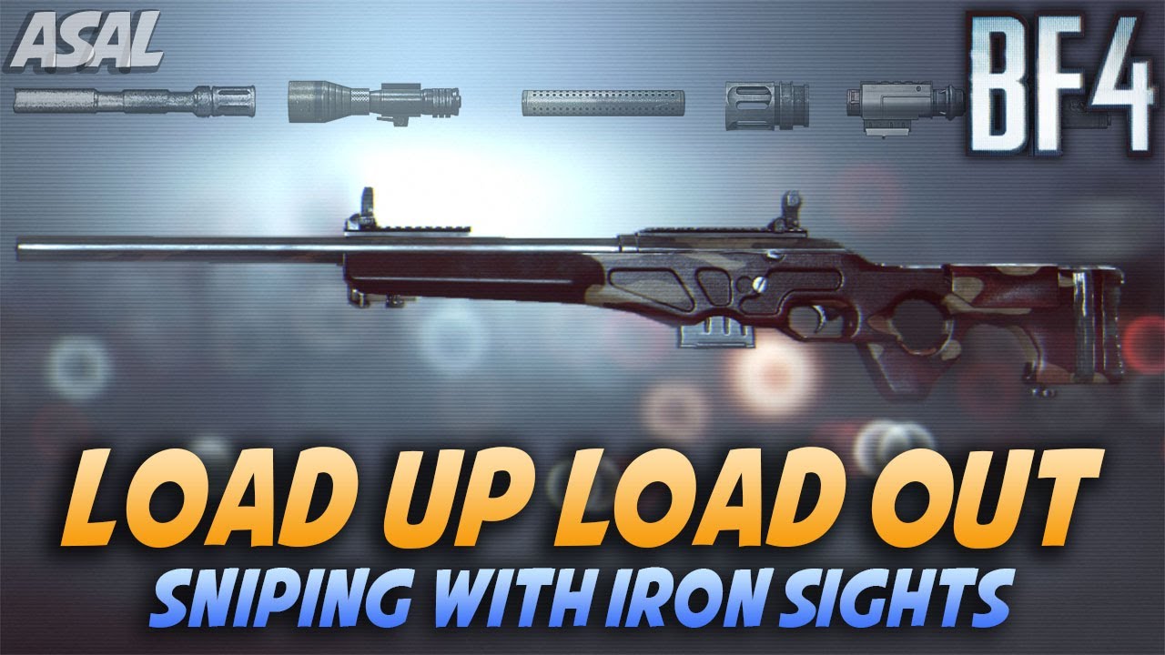Load Up Loadout Cs Lr4 Sniping With Iron Sights Battlefield 4 Commentary Gameplay Youtube