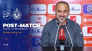 Eghishe Melikyan post-match press conference after the match against BKMA