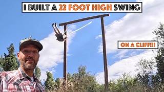 #883 - I Built The Tallest Swing On Youtube On A Cliff! The Underground Bunker Is DONE!