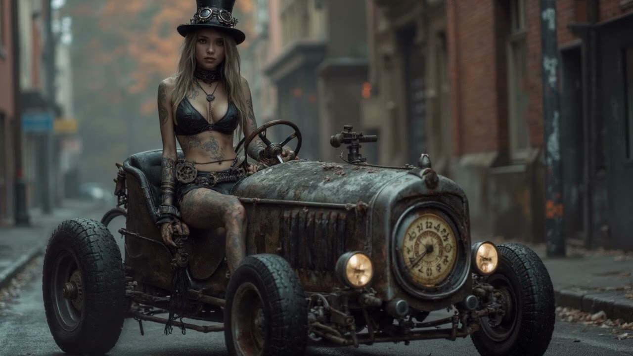 Rock Desolate Steampunk AI Song AI Art