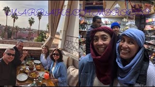 Trying Foods In A Highly Recommended Restaurant And Shopping Hijab On Our First Day In Morocco