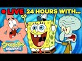 🔴 24 Hours In Bikini Bottom Marathon! | SpongeBob Livestream