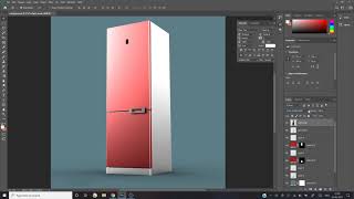 How to Create Smart Objects Mockup Design Photoshop 2020  || Refrigerator Mockup