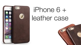 Qialino iPhone 6 Plus Leather Case (unboxing | german) видео
