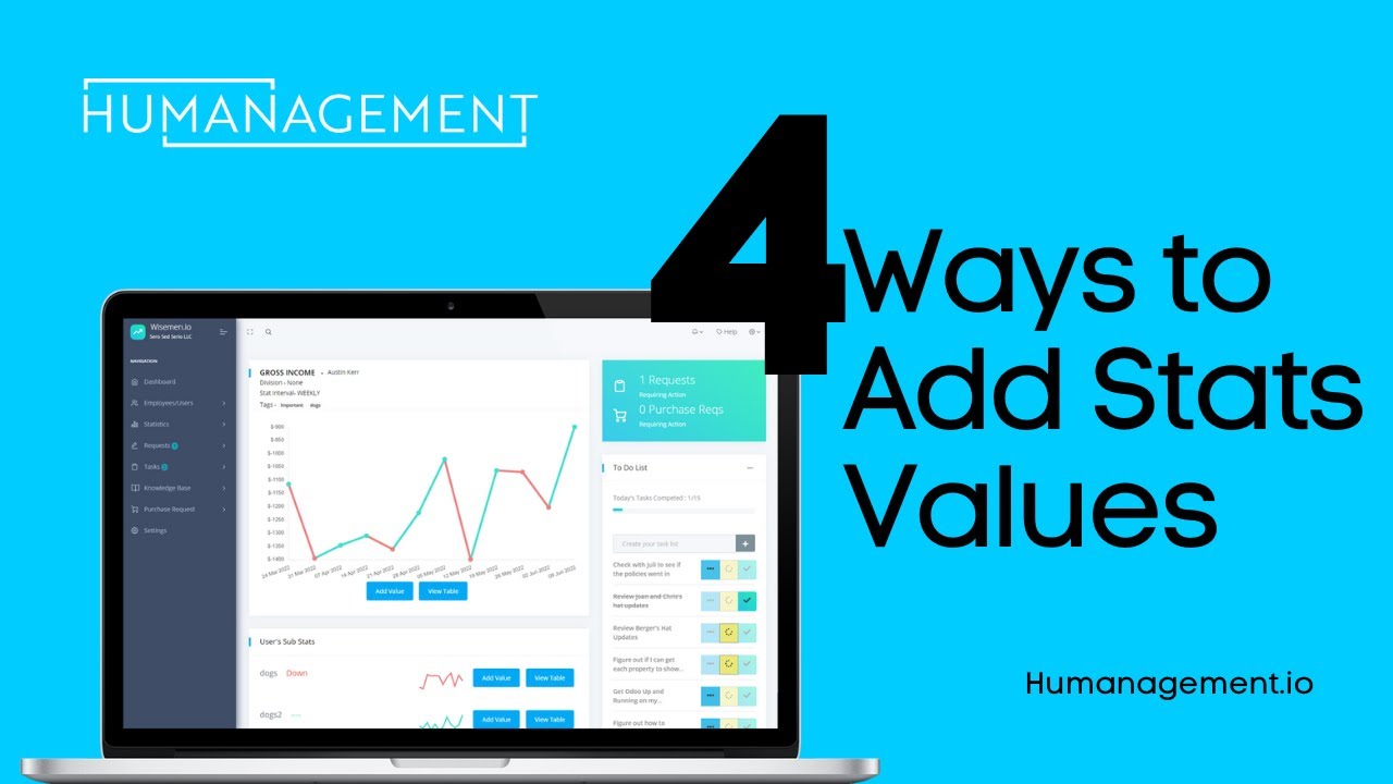 4 Easy Ways to Add Statistics Values in Humanagement. - YouTube