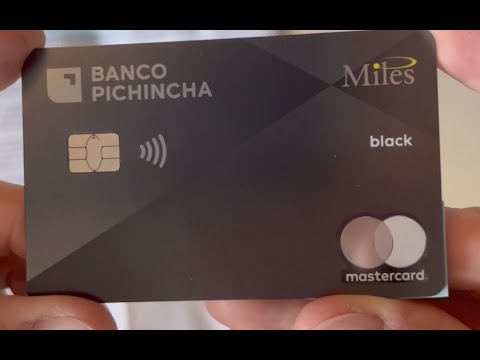 Unboxing MasterCard Black Banco Pichincha Miles