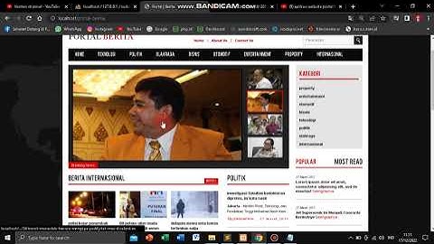 Aplikasi Portal Berita Berbasis Web