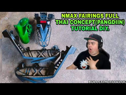 NMAX FULL BODY FAIRINGS CUTTING THAI CONCEPT TUTORIAL(DIY) PANGDIINAN