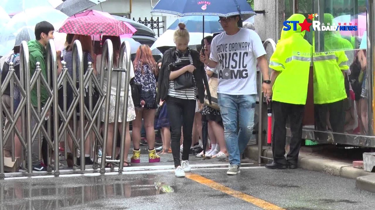 [S영상] KBS '뮤직뱅크' 출근길 - 소녀시대