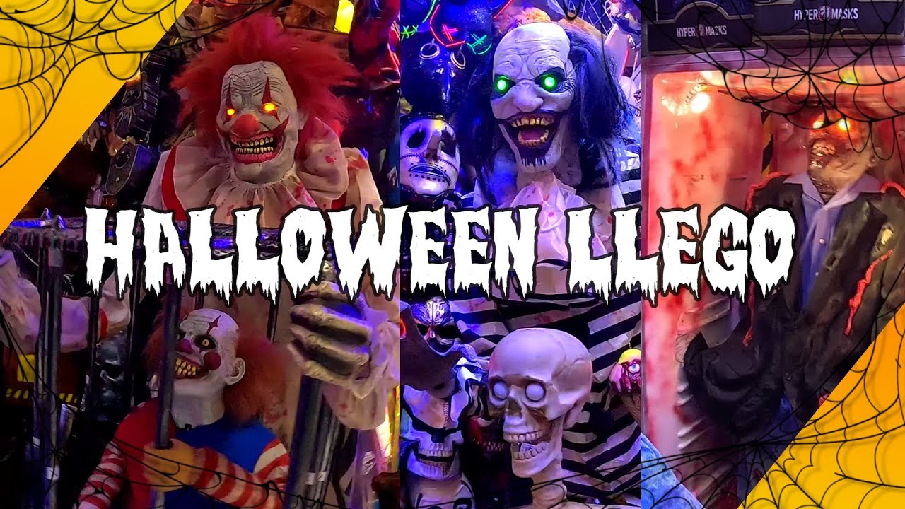 ¡Increíbles animatronicos para HALLOWEEN de terror! (MERCADO DE SONORA) 🎃💀🎃