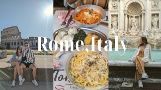 Rome Travel Vlog | What to SEE & EAT 🇮🇹 🍝