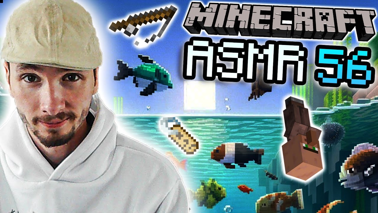 🎧 ASMR Minecraft #56 🐠 À la Pêche aux É tiquettes 🏷️🎣
