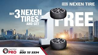 Buy 3 Nexen Tires and Get 1 Free Promo at Saeedi Pro