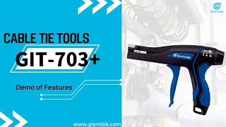 (English Version)【Serial Products】Features of Cable Tie Tools GIT-703+