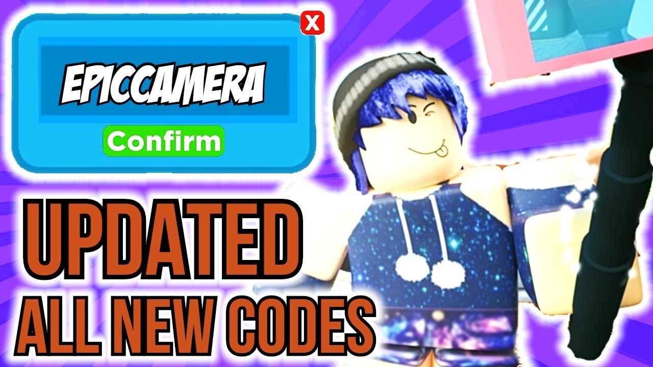 epic-camera-all-exclusive-promo-codes-roblox-selfie-simulator-youtube