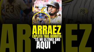 Luis Arráez tras eliminación de San Diego: “Sé que es mi último a #beisbol #mlblb #mlb