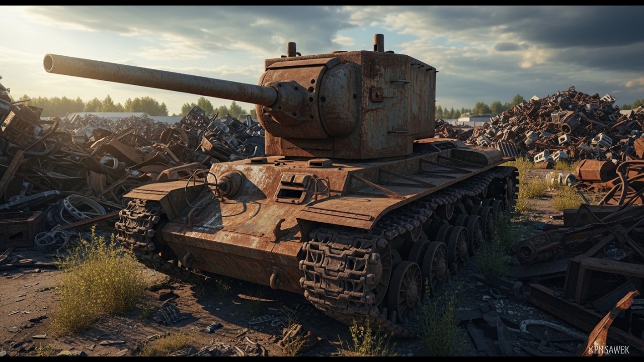 Abandoned KV 2 Tank Restored | From Scrap Yard Wreck to Soviet Legend