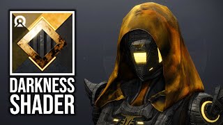 NEW Shader IS DARKNESS! Unique Darkness Effect! - Destiny 2 The Final Shape