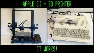 Controlling a 3D Printer From An Apple II & Forging Plotter Art