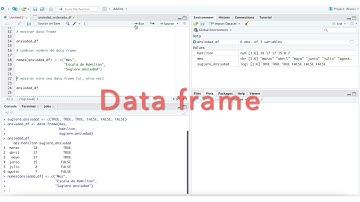 Data frame en RStudio - Sesión 6