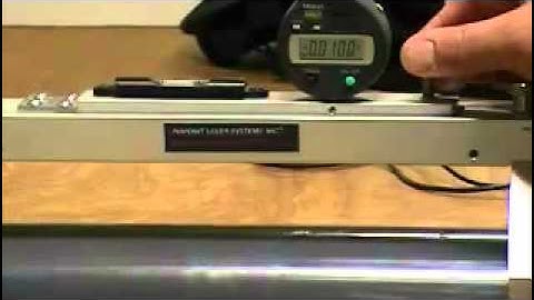 Measuring Roll Leveling & Profiling Using the Microgage Laser