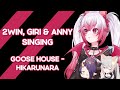 Goose House - Hikarunara - 2wintails' Birthday Karaoke ft. Annytf & OniGiri