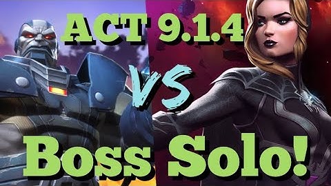 MCOC - ACT 9.1.4 - Apocalypse Vs Black Widow Claire Voyant (BWCV) - Boss Solo!