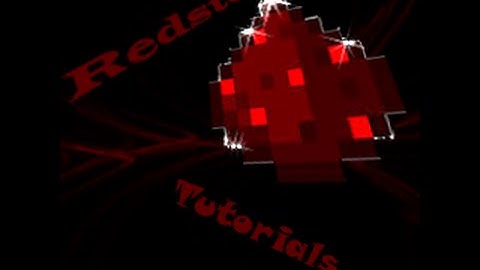 Minecraft Redstone Tutorials | Episode 1