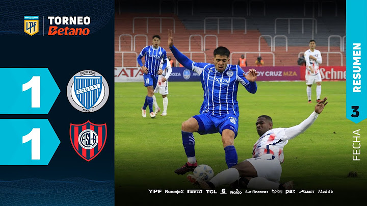 GODOY CRUZ 1 - 1 SAN LORENZO (SUSPENDIDO) | Resumen del partido | #TorneoBetano 2024