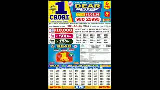 Dear Lottery Result 6 PM Today  | 18 May 2026 | Lottery Sambad #dearlottery #lotterysambad #news
