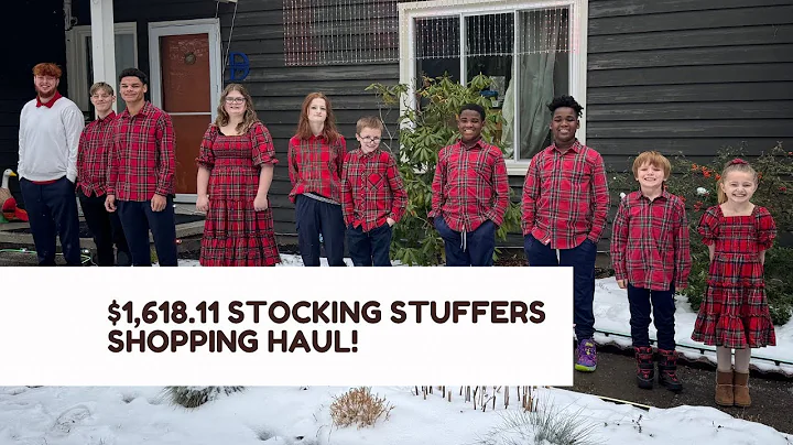 $1,618.11 STOCKING STUFFERS SHOPPING HAUL! 
