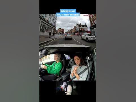 Talk through on how to move off UPHILL in a manual car #driving #lesson
