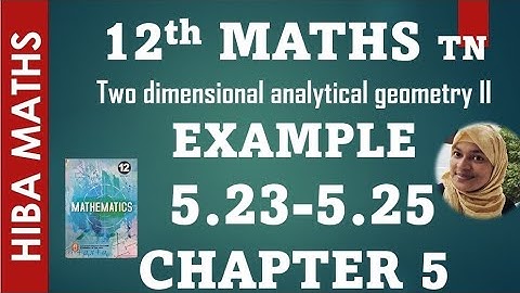 12th maths chapter 5 example 5.23-5.25 tn syllabus hiba maths