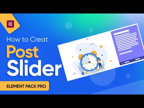 How to Use Post Slider Widget by Element Pack
