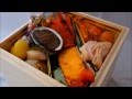 Osechi　Japanese Dishes for New Year 2014　博多久松の三段重おせち高砂と博多ブリ…