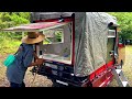 軽トラの家 荷台に50㎏以下の家を作る!幌で隠せるシェルの完成|DIYキャンピングカー