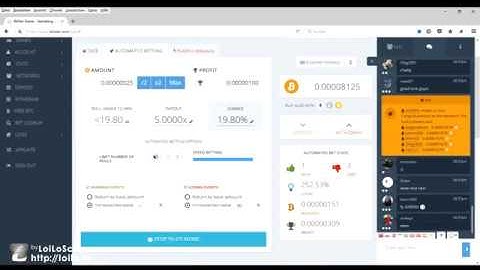 Bitsler Bitcoin Strategy #1 big win proofed tested WITHOUT BOT low profit for Faucet