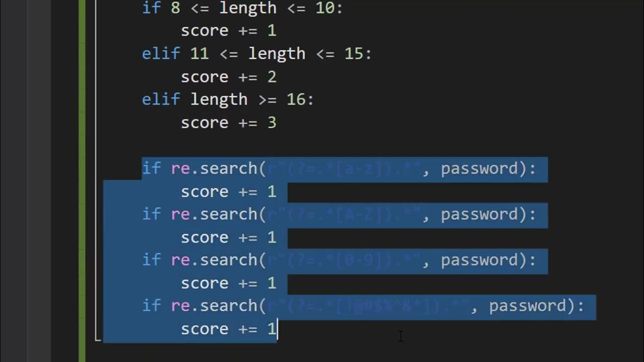 Check The Strength Of A Password Using Python YouTube check-the-strength-of-a-password-using-python-youtube