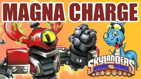 MAGNA CHARGE Skylanders Swap Force Intro & Death Videos w/Box Art