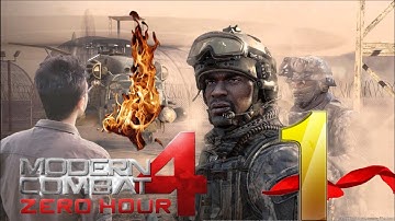 Modern Combat 4: Zero Hour - Gameplay  rumanrt52 Android HD Mission 1