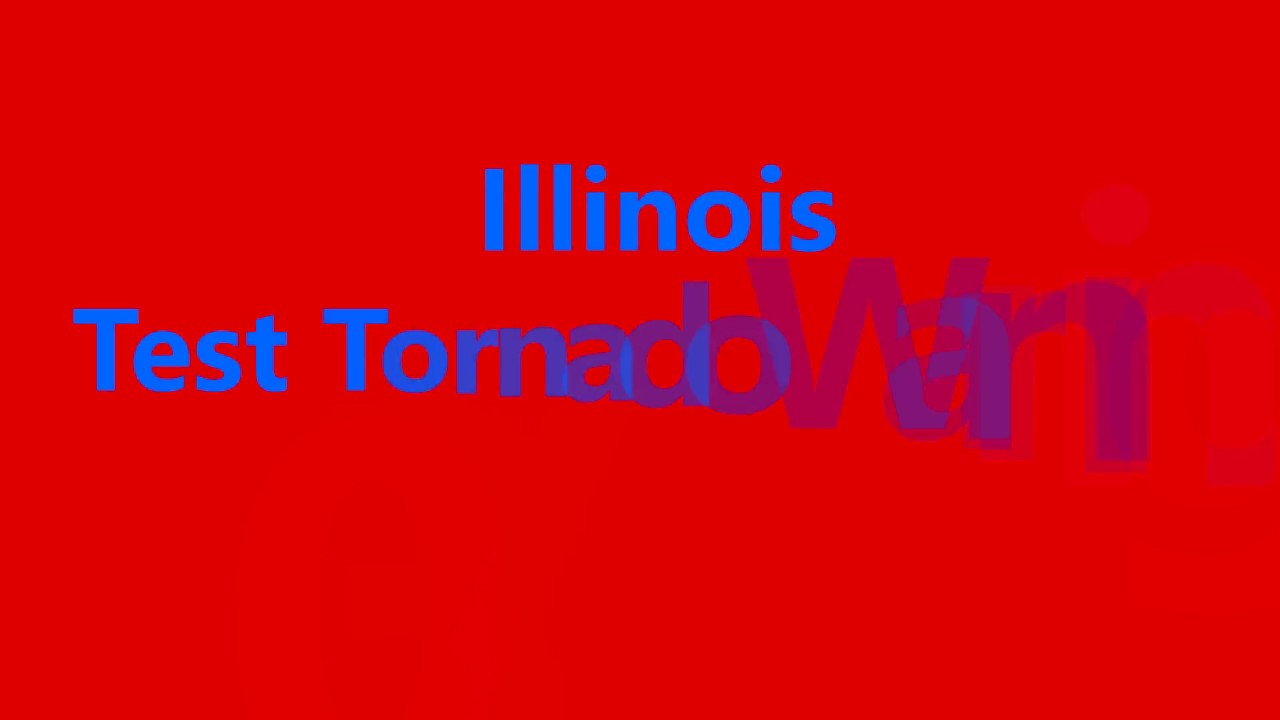 2018 Illinois Tornado Drill on TV! (EAS 211213) YouTube