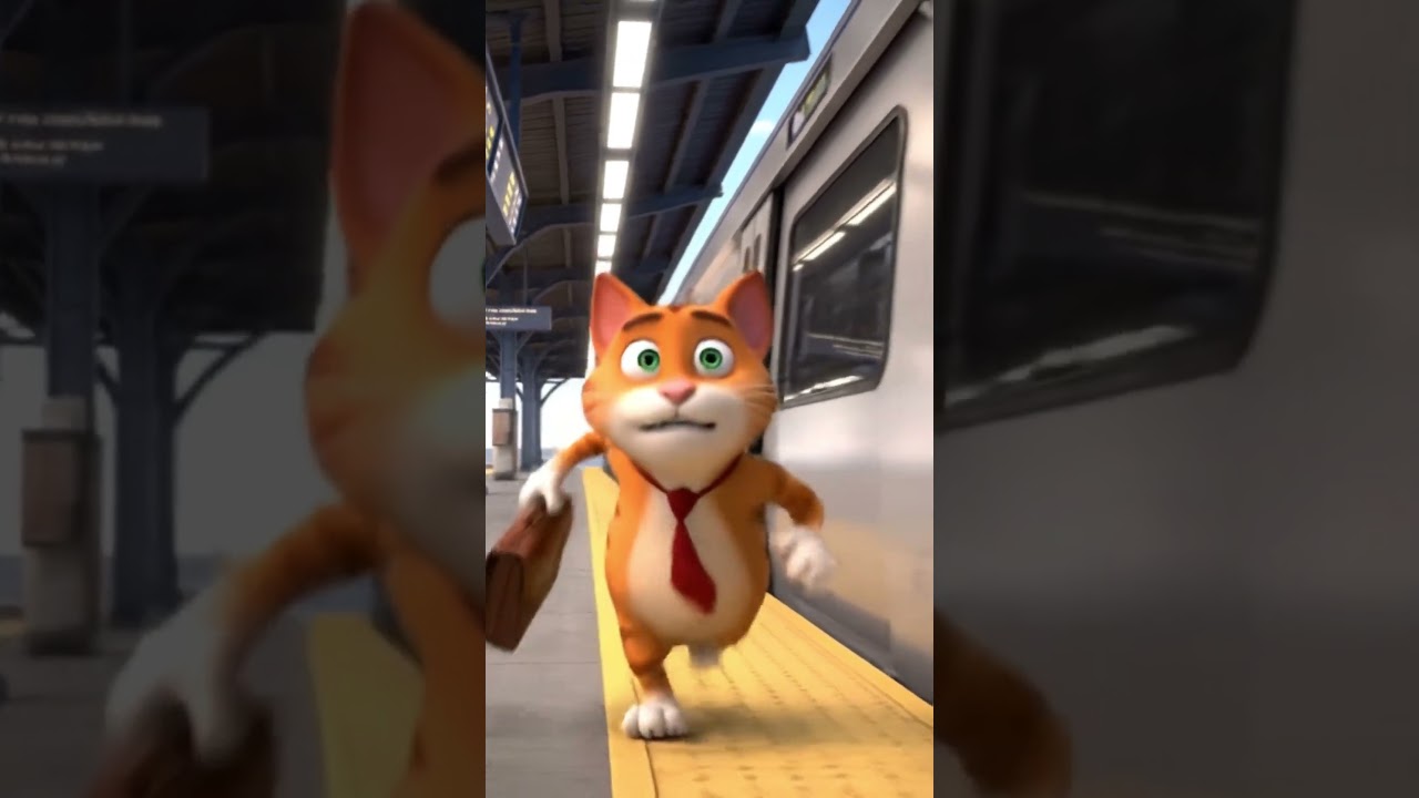 Mischievous Cat Rides Bikes & Bags 