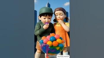 Squid Game AI Tapioca Balls ASMR #squidgame #squidgame2 #ai #asmr