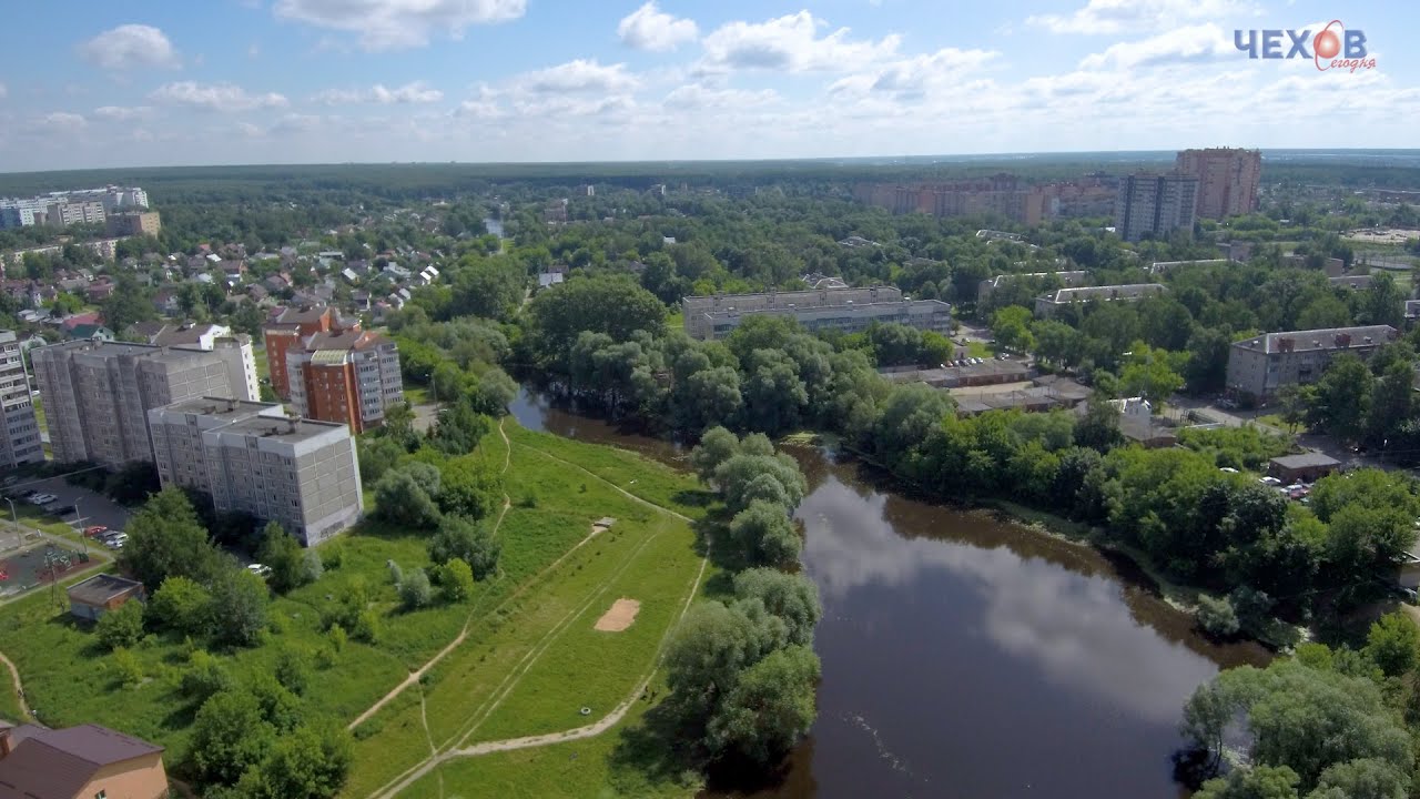 Птица пролетела над городом Чехов - YouTube