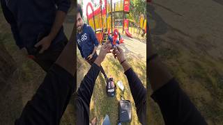 Bella ciao playground parkour spiderman climbing pov