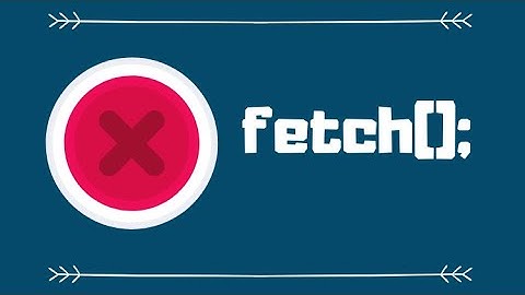 Fetch API-aanvraag afbreken